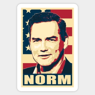 Norm Macdonald America Sticker